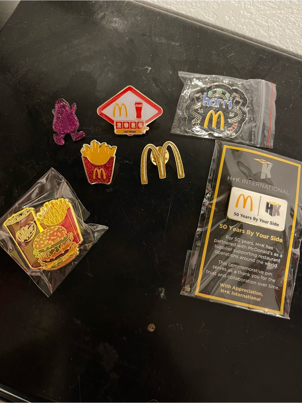 McDonald's Enamel Pin Set